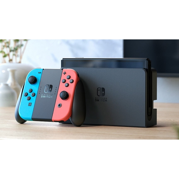 Nintendo 任天堂 Switch (OLED款式) 紅藍色遊戲主機