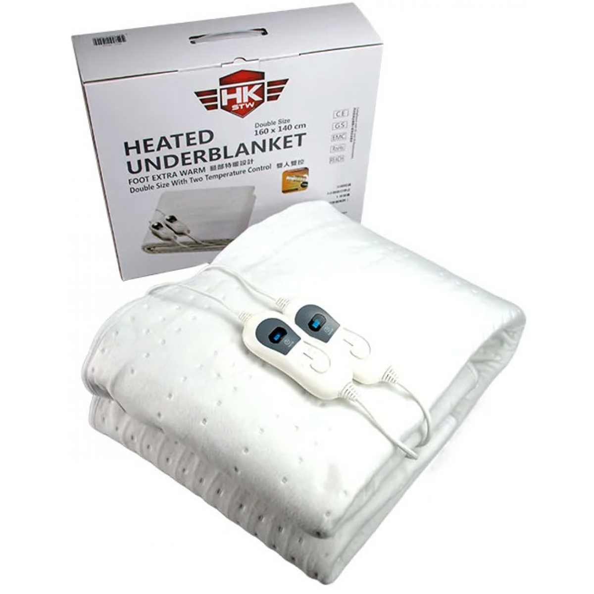 HKSTW 消毒皇 雙人家用電熱氈 (4897109210494)