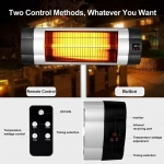 Baumatic JHS-1500RS 室內室外石英管暖爐 (黑色)