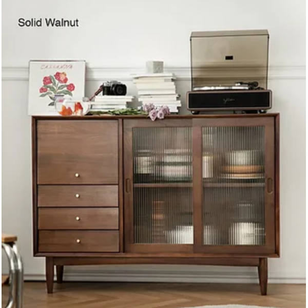 Fuurn SE3406 Danish Modern 丹麥現代風置物櫃 (胡桃木實木)