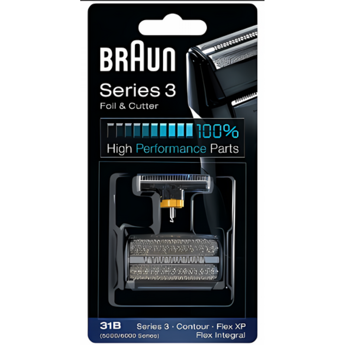 Braun 百靈 31B 刀網連刀架