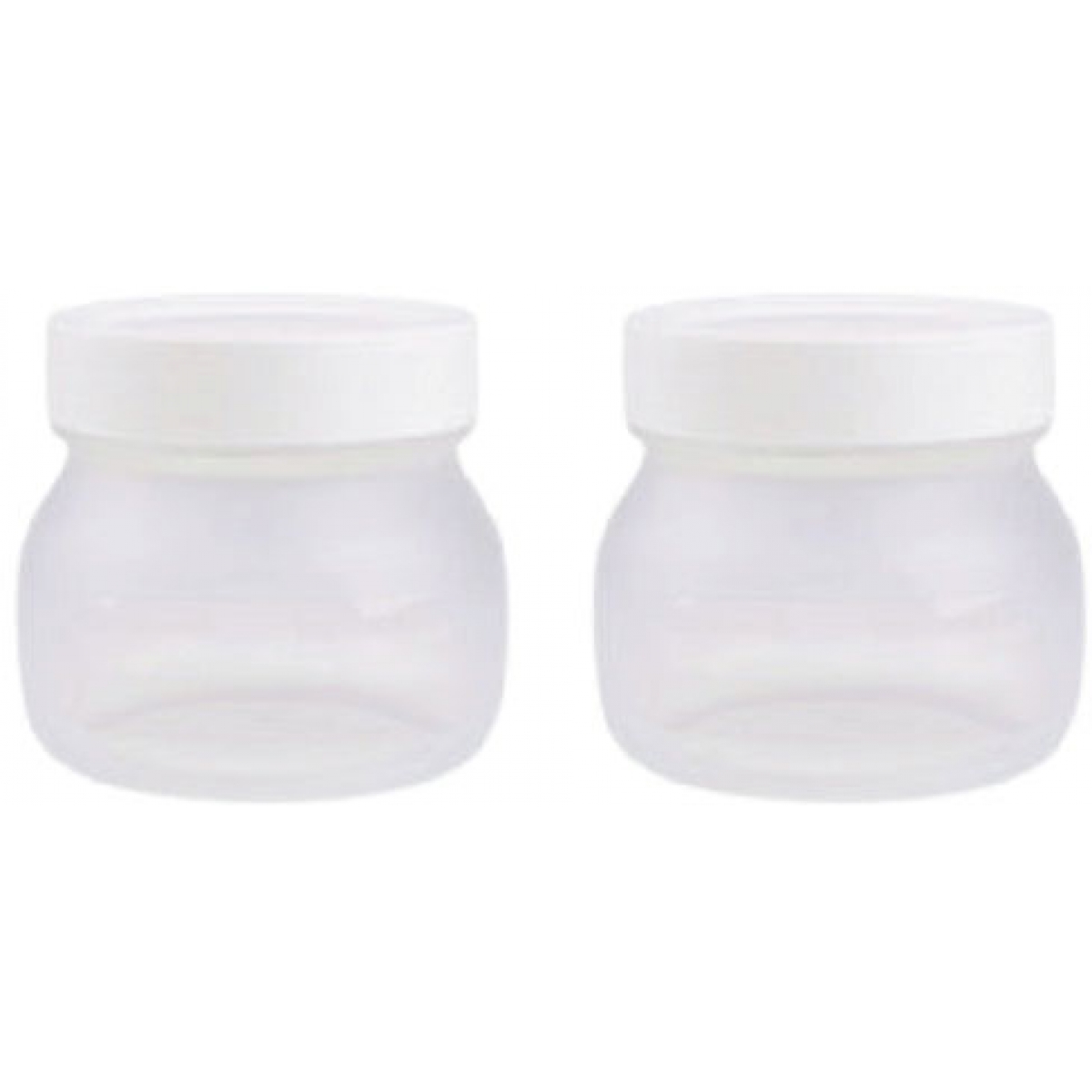 DeliOne DCDELJAR-07 彈性保鮮收納瓶 (大號 x 2件裝) (透明)：可折疊、日本矽膠、紅點設計獎