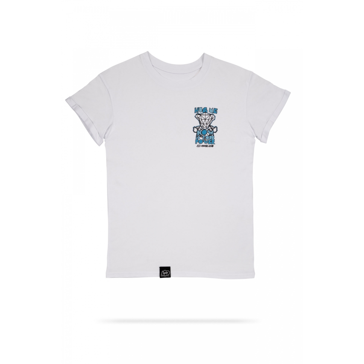 A80TW1 - TEDDY HUG ME 抱抱熊短袖上衣 (藍色)