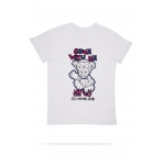 A80TW1 - TEDDY BELIEVE 泰迪熊短袖上衣 (紫色)