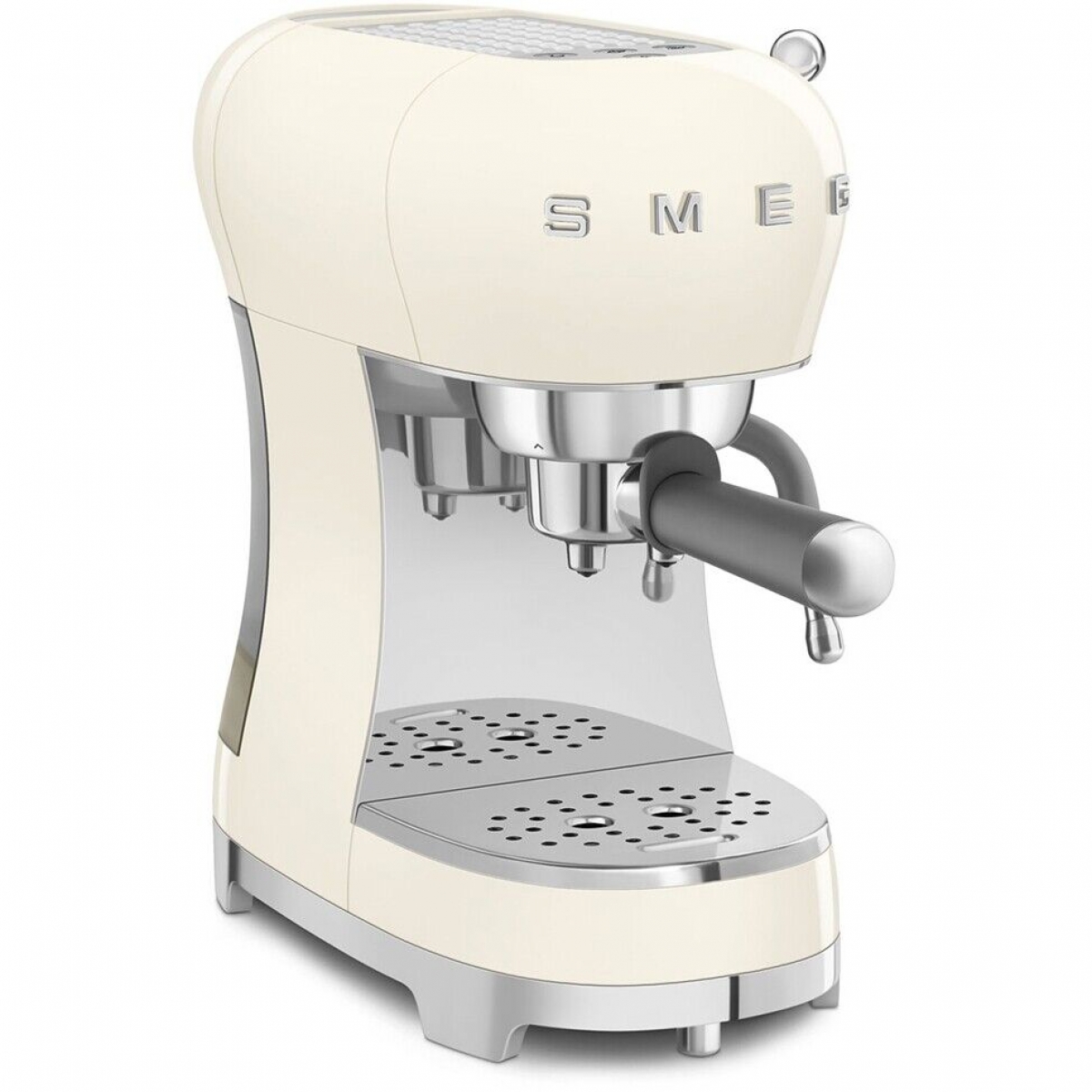 Smeg ECF02CRUK 15巴 50年代復古意式濃縮咖啡機 (奶油色)
