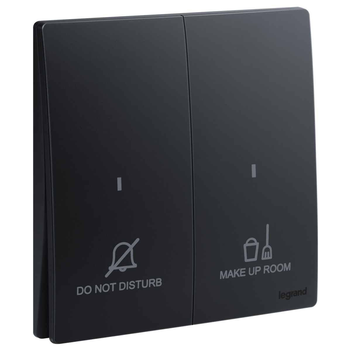 Legrand Mallia Senses 281046 MB 二位按手開關 | 請勿打擾/房間整理 | 子夜黑