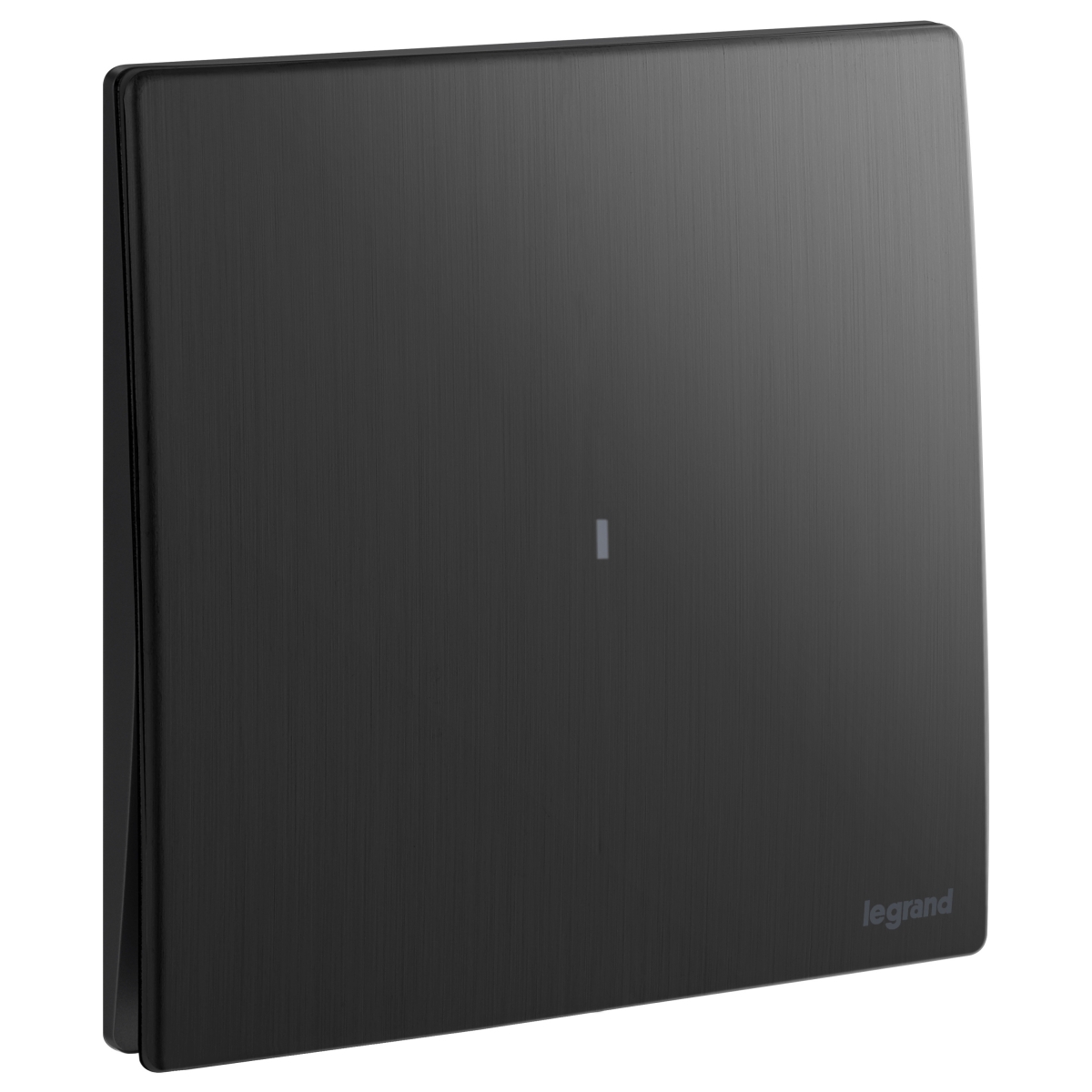 Legrand Mallia Senses 281061 BB 20A 單位燈曲開關 | 幻影黑金屬面