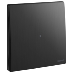 Legrand 281061 BB Mallia Senses 20A 單位燈曲開關 (幻影黑) (金屬面)