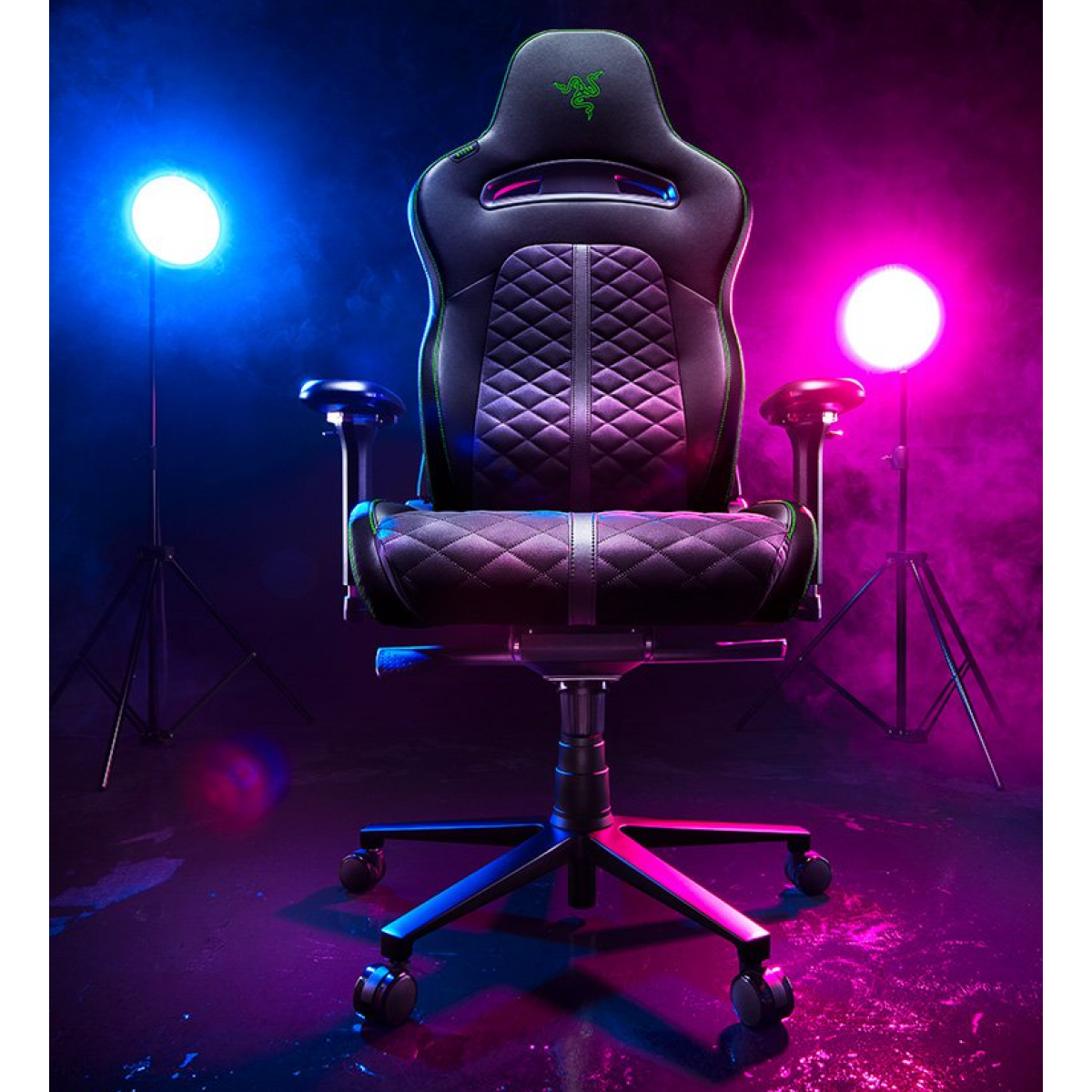 Razer RZ38-03720100-R3U1 Enki 電競椅 (黑/綠色)