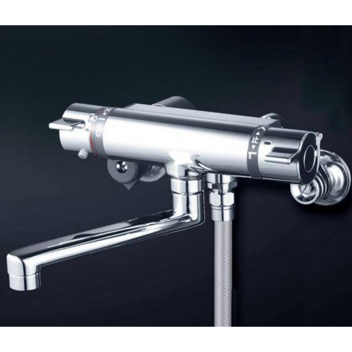 KVK KF800TES 日本恆溫沐浴水龍頭 (連銀色3段式花灑)