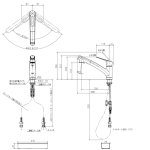 KVK KM5021TEC 日本拉出式廚房混合水龍頭