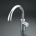 KVK KM708G 日本拉出式U型廚房混合水龍頭