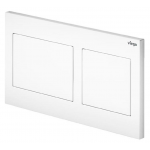 Viega 藏牆式水箱系統貼牆式座廁組合 (86111WT+8503): Visign for Style 21沖水面板、80mm超薄水箱