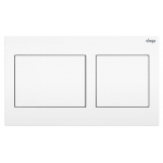 Viega 藏牆式水箱系統貼牆式座廁組合 (86111WT+8503): Visign for Style 21沖水面板、80mm超薄水箱