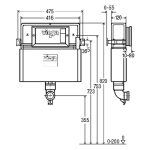 Viega 藏牆式水箱系統貼牆式座廁專用組合 - Visign for Style 21 (磨砂銀)