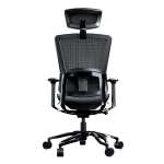 Cougar Argo 高背人體工學椅 (黑色): 高透氣網布、鋁製框架、動態腰靠