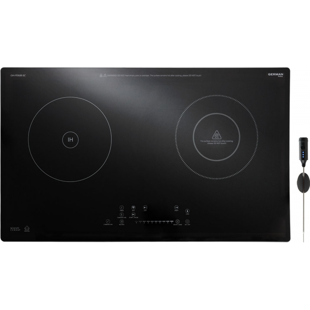 GERMAN POOL GIH-PD50B-SC 德國寶 5000W WiFi智能 嵌入式電磁電陶爐