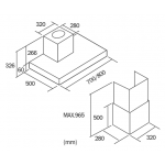 德國寶 DCR-8508-SC 80厘米 WiFi智能變頻DC摩打煙導式抽油煙機 - 高效除煙、自動清潔