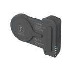 ShiftCam SnapGrip 口袋充電握把 (午夜黑) - MagSafe兼容、藍牙攝影、行動電源