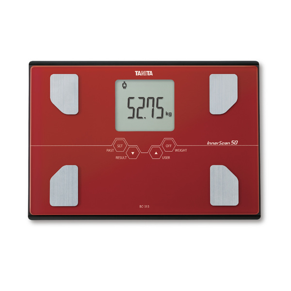Tanita BC-313 十合一玻璃體組成磅 (50克精準顯示/紅色)