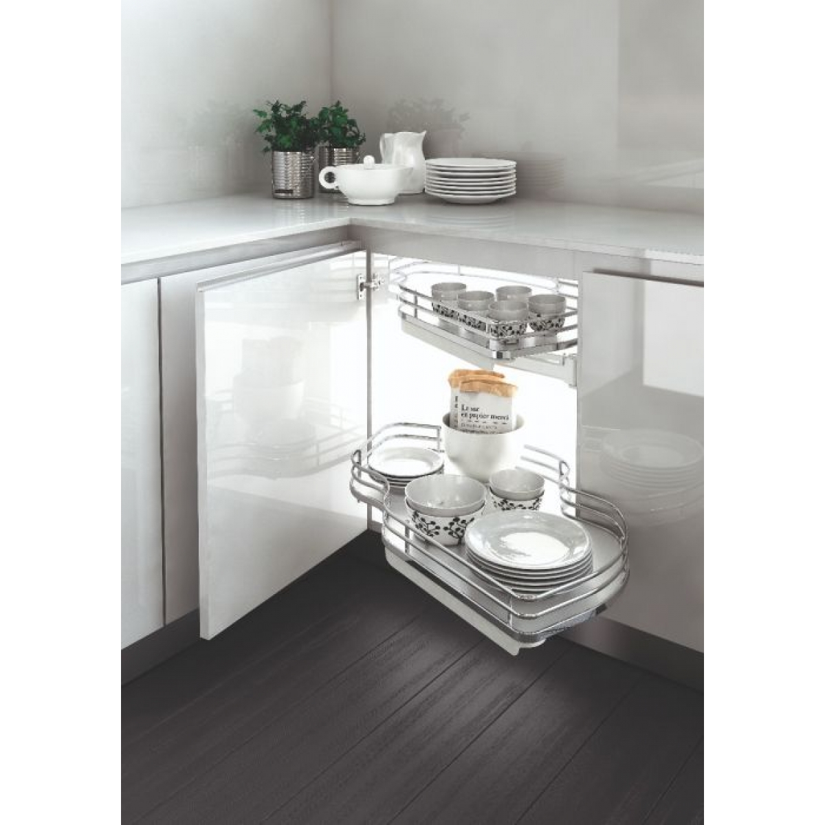 Inoxa 828BW/700 轉角底座旋轉套件 (承重20公斤)