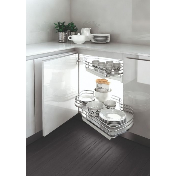 Inoxa 846BW/DX45 負重40kg Combi-2層旋轉抽拉式料架 (右轉)