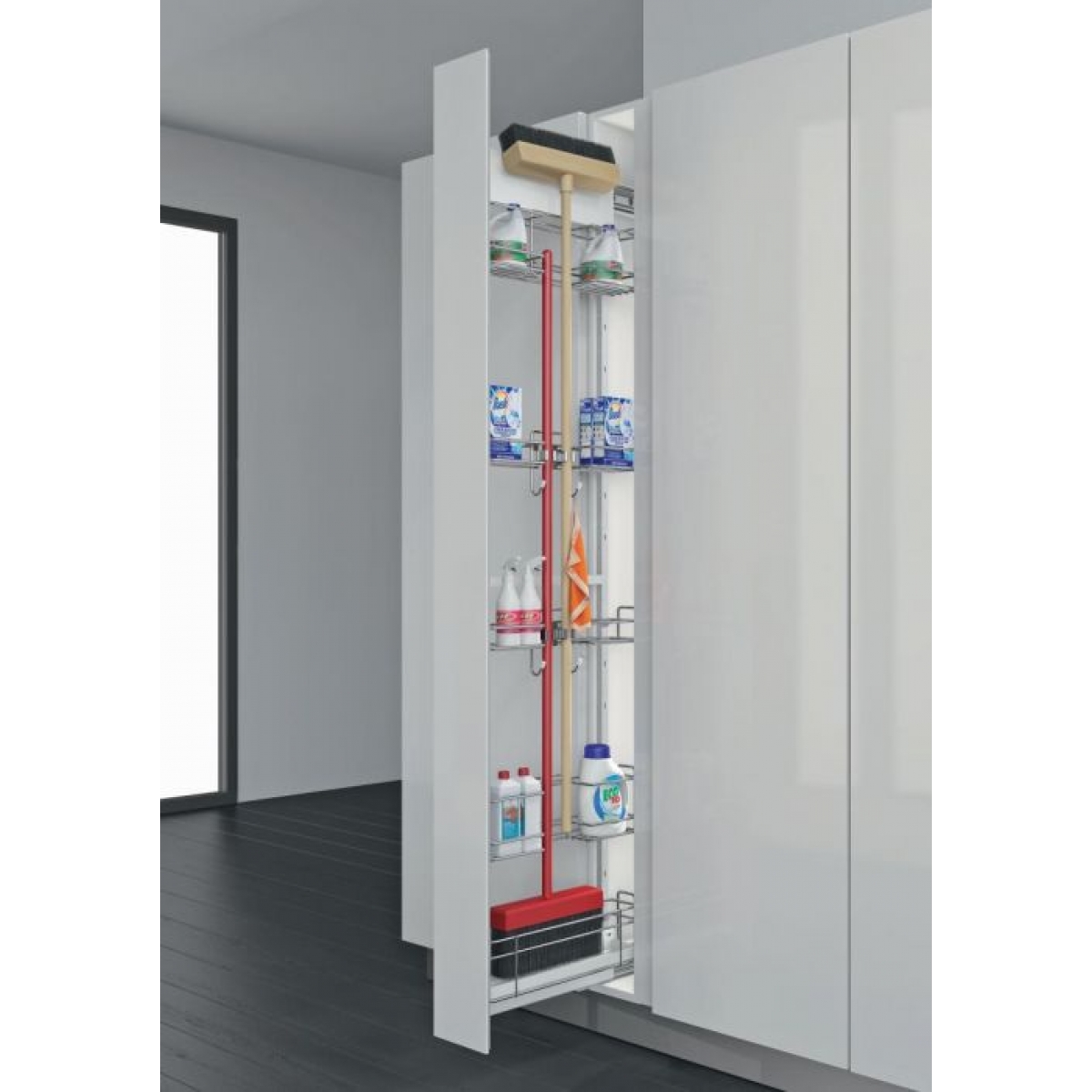 Inoxa ME841 5籃高身拉籃套件 (承重50公斤)