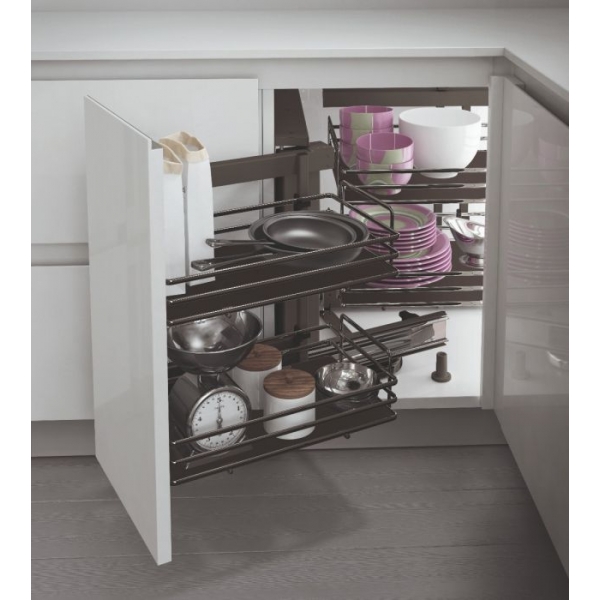 Inoxa 803BE/SX45 左側動態拉籃 (承重40公斤)