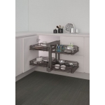 Inoxa 839BE/45 承重40公斤 小型角落拉籃