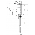 Franke Slash SL12 面盆冷熱水龍頭