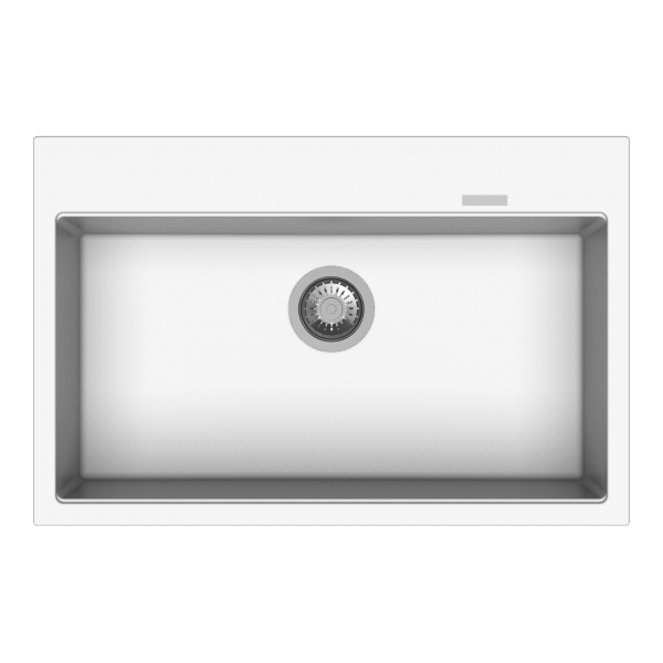 Carysil W780-Snova Waltz 昇盤 (白色) 單槽