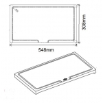 Carysil ACC10 木製砧板 (548x308mm)