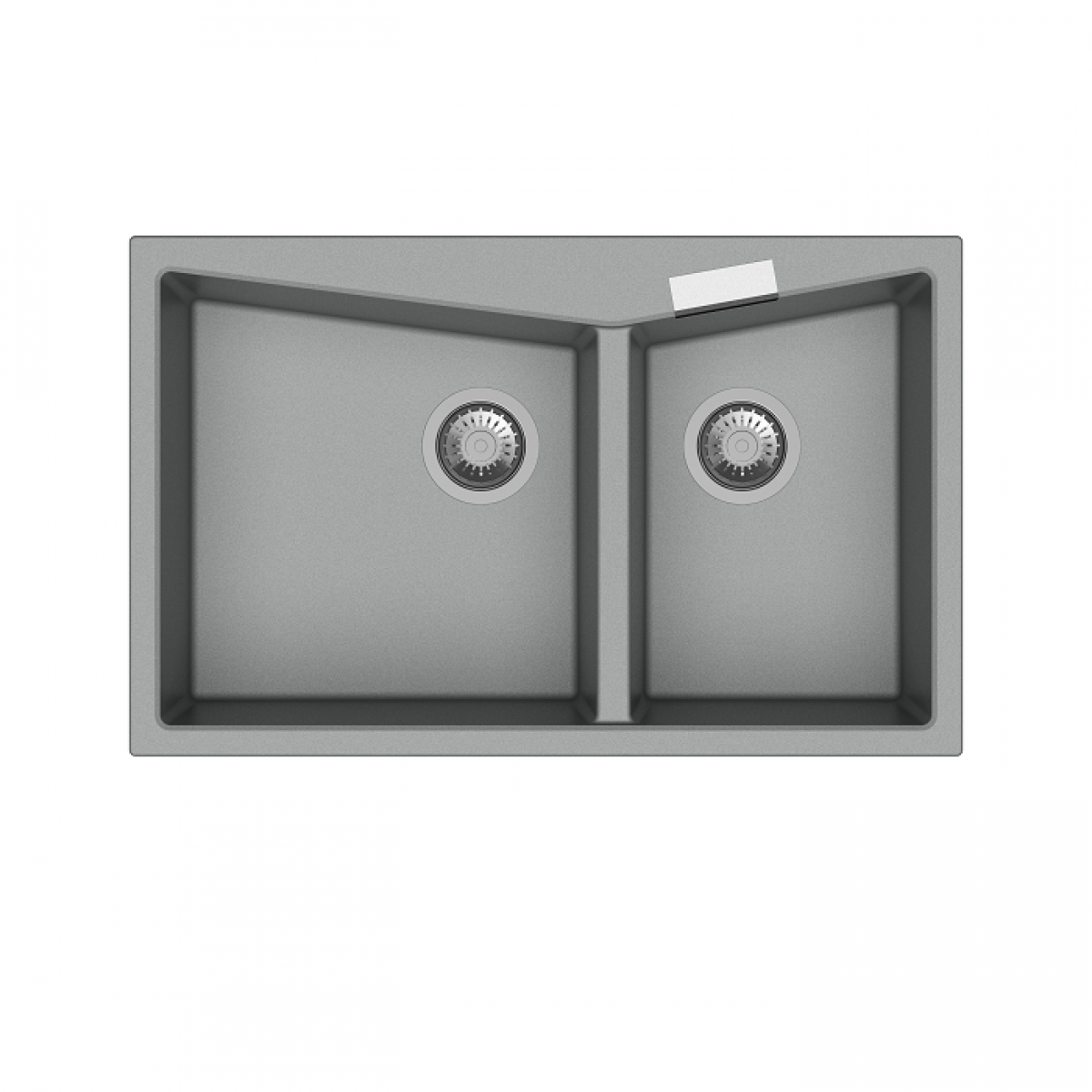 Carysil CGDB-3220-Croma 昇盤 (灰色) 雙槽