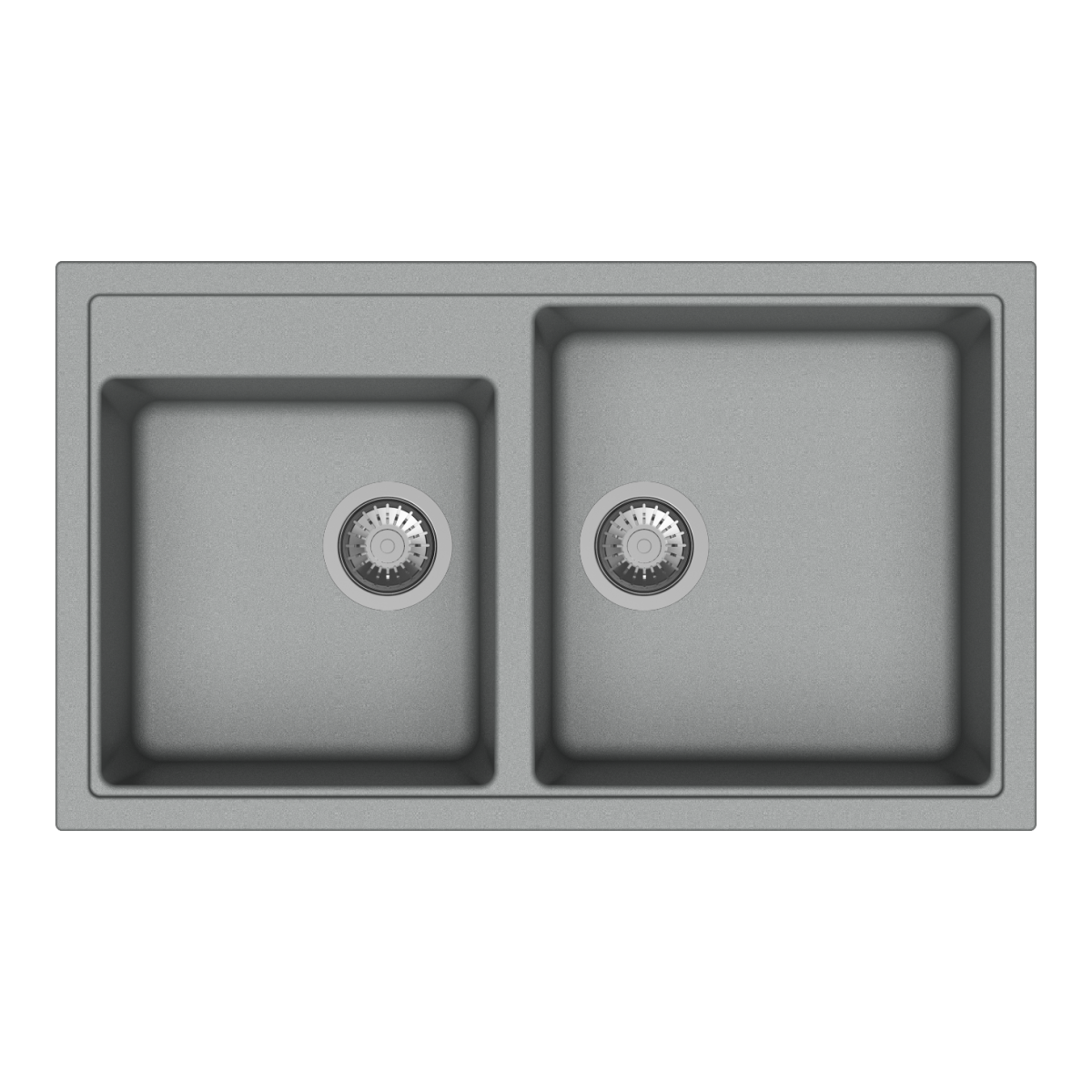 Carysil V-200-Croma VIVALDI 昇盤 (灰色) 雙槽