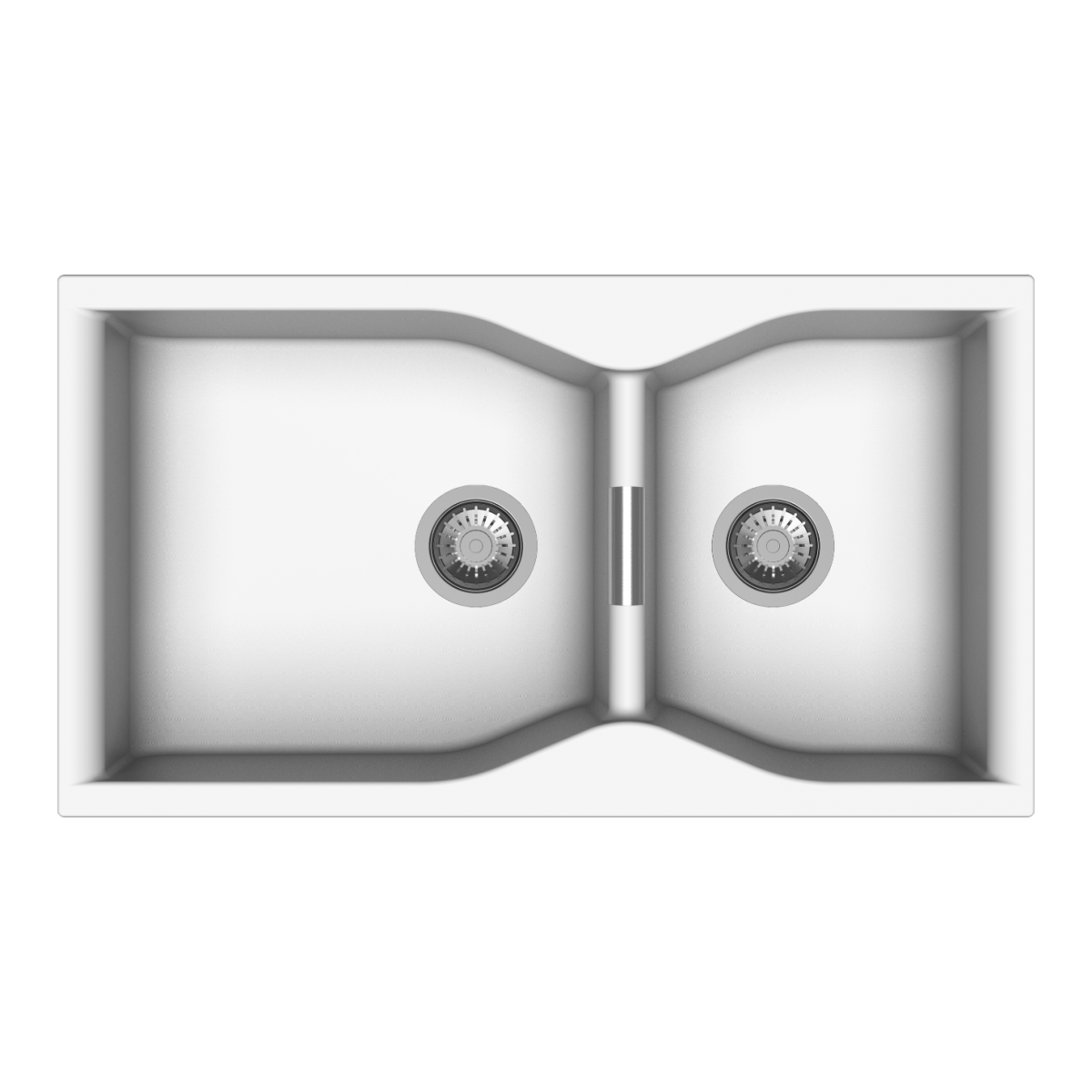 Carysil 3620-Snova Largo 昇盤 (白色) 雙槽