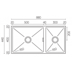 Innova INV 884420 不鏽鋼昇盤 (300x400, 500x400) 316材質