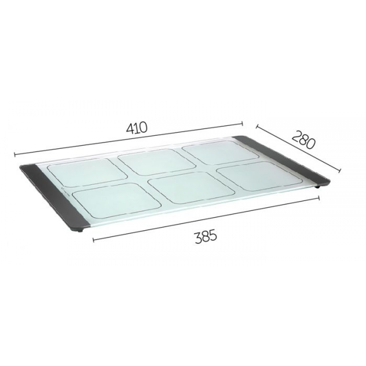 Innova 玻璃砧板 (280x410mm)