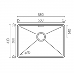Innova X 58X 304不鏽鋼昇盆