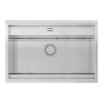 Apell RE791KITB Regola 不鏽鋼昇盤+高度可調式水槽龍頭+黑色玻璃罩+木質砧板