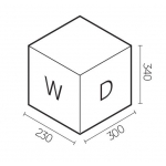 Elletipi EASY 18 18L水槽下垃圾桶