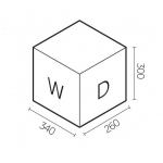 Elletipi Swing 15 15L水槽下垃圾桶