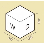 Elletipi Swing 24 24L水槽下垃圾桶