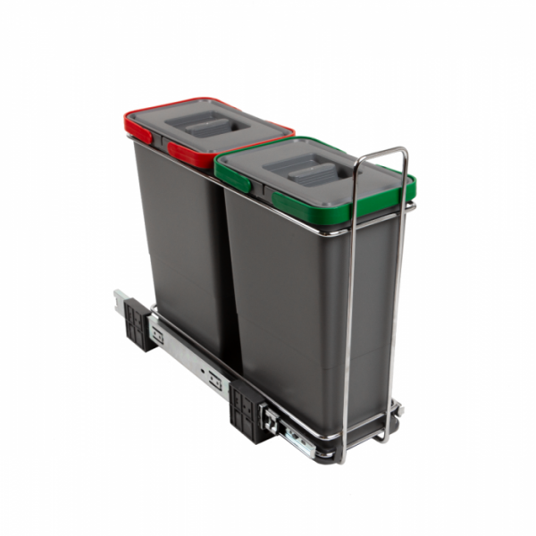 Elletipi Ecofil 88 8+8L水槽下垃圾桶