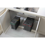 Elletipi Ecofil 88 8+8L水槽下垃圾桶