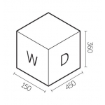 Elletipi Ecofil 88 8+8L水槽下垃圾桶