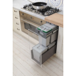 Elletipi Block U-Top 1010 10+10L底座式垃圾桶