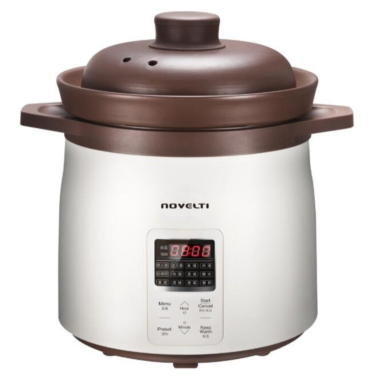 Novelti NC5051 5L紫砂養生萬用電煲 (不含化學塗層/12項自動烹調)