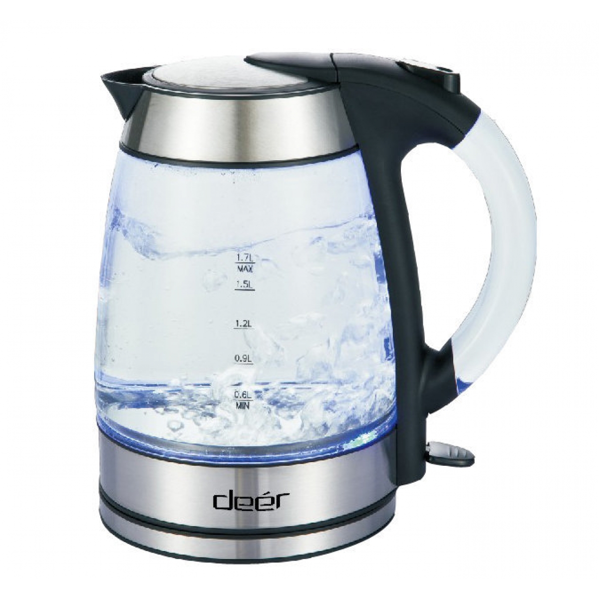 Deer DK2172 1.7公升無線玻璃電熱水壺
