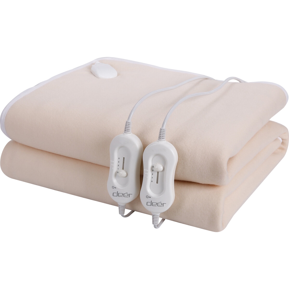 Deer DU1302 雙人順滑絨電暖氈 (米色)