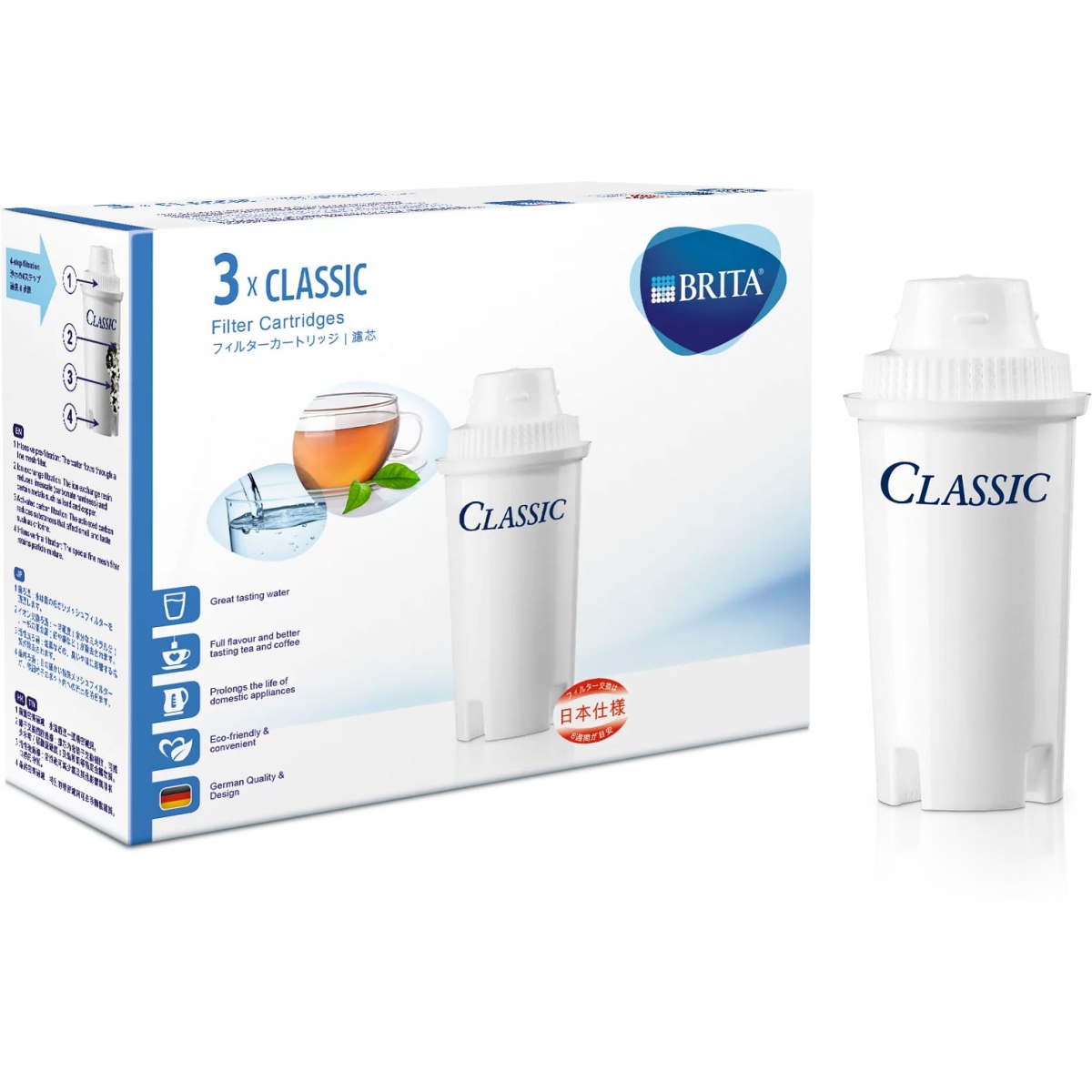 Brita Classic 舊款濾水壺濾芯 (3件裝)